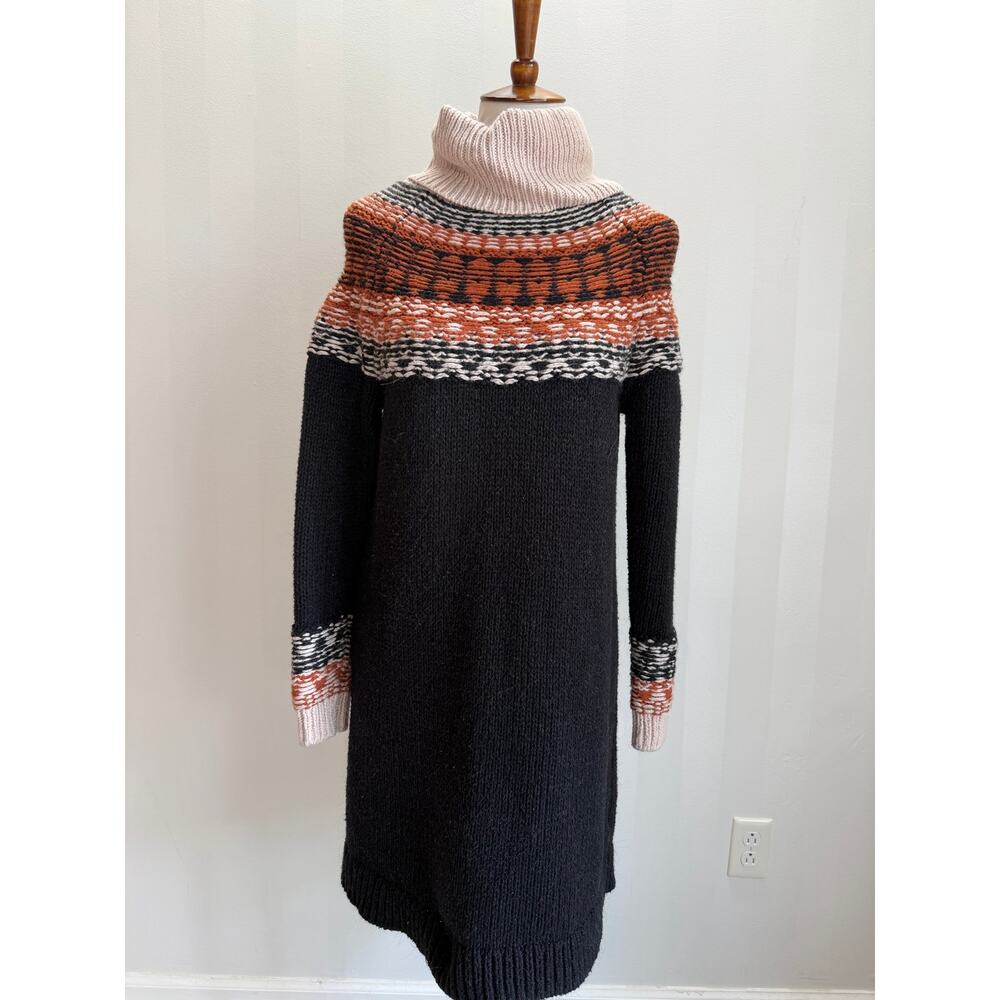 MADEWELL Fair Isle Cottagecore Sweater Dress Sz M